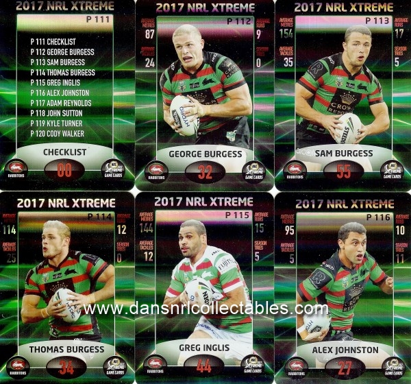 2017 nrl extreme parallel card0025