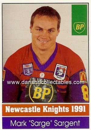 1991 bp newcastle knights card  (18)