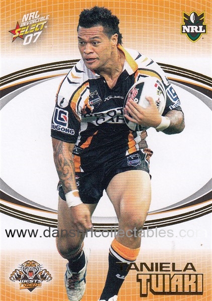 ✺Signed✺ 2006 WESTS TIGERS NRL Card PAUL WHATUIRA