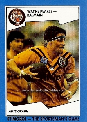 løber tør Bære svovl Balmain Tigers Cards 1986 to 1989